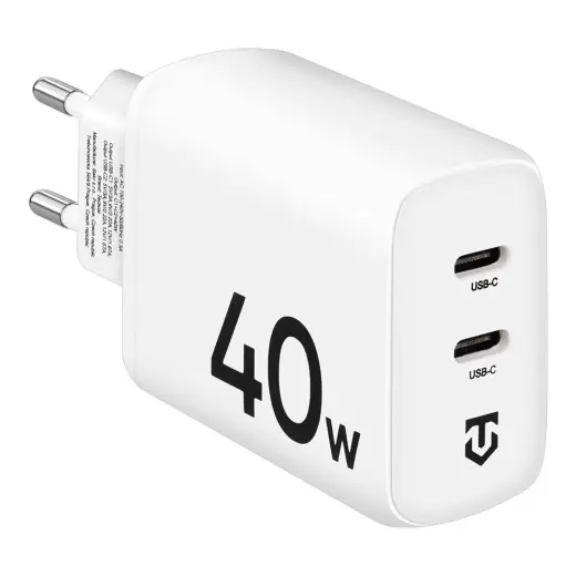 Tactical Base Plug reisilaadija | 40W | USB-C | valge