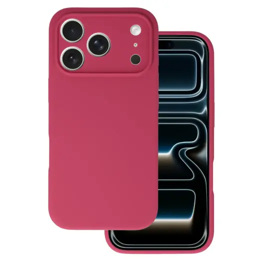 Fusion Silicone Lite dėklas, skirtas Samsung S901 Samsung Galaxy S22, tamsiai rožinis