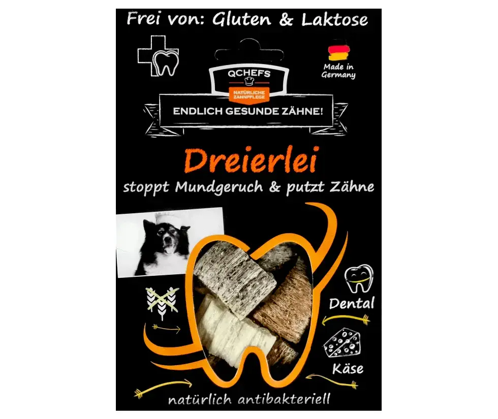 QCHEFS Kārums suņiem Dreierlei 65 gr