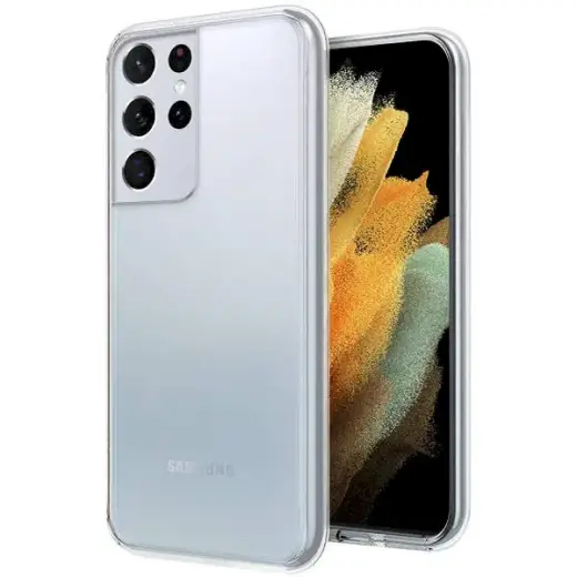 Fusion ultra 1 mm izturīgs silikona aizsargapvalks Samsung G998 Galaxy S21 Ultra caurspīdīgs