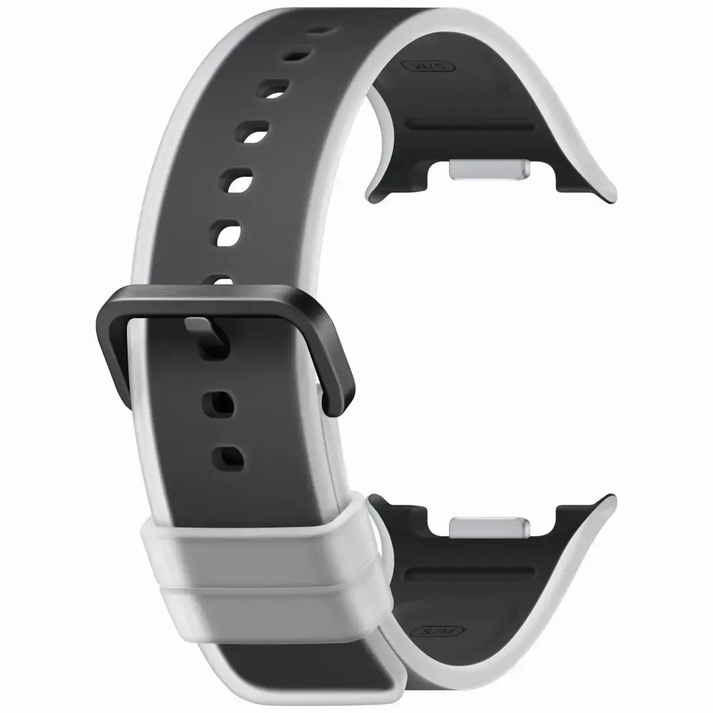Samsung Misty išmaniojo laikrodžio dirželis Galaxy Watch 9 S/M | silikoninis | juodas