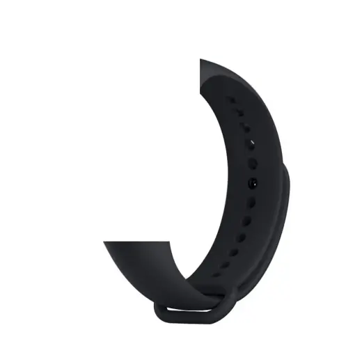 Devia Deluxe Sport išmaniojo laikrodžio dirželis Xiaomi Mi Band 3/4 | silikoninis | juodas