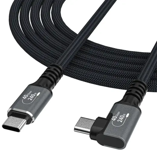 Wozinsky WPS3-UY41S провод для передачи данных и зарядки | USB-C на USB-C | 240W | Thunderbolt 4 | 1m | чёрный