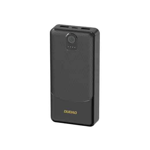 Dudao K10 external battery (powerbank) | 10000 mAh | 12W | USB-C, USB-A | LED display | black