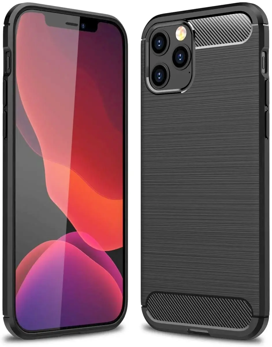 Fusion Trust Back Case Силиконовый чехол для Apple iPhone 12 | 12 Pro Черный