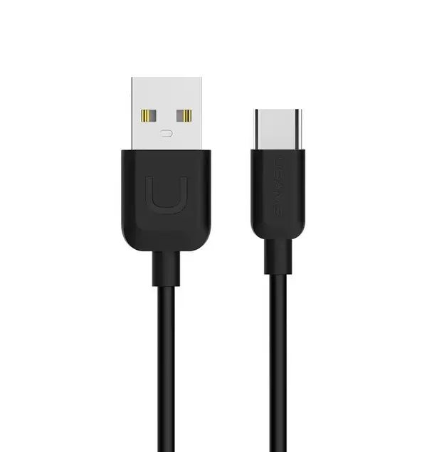 Usams U-TURN data transfer and charging cable | USB-C to USB-A | 1m | black