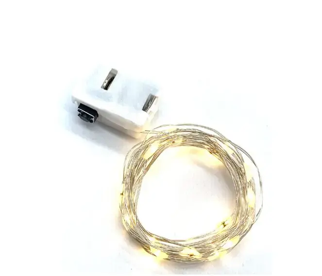 LED WIRE FOR CHRISTMAS DECORATIONS (100CM) BATTERY-POWERED