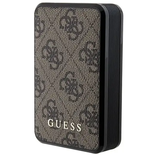 Guess GUPB10DP4GEGW ārējais akumulators (powerbank) | 10000 mAh | 18W | Micro USB, USB-C, USB-A | brūns