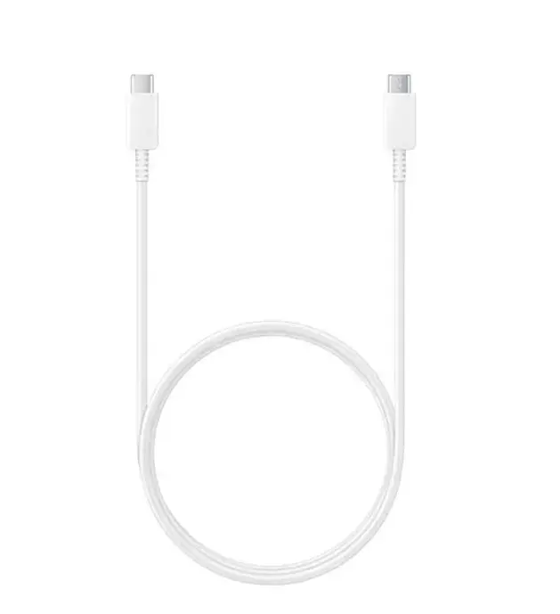 Samsung EP-DW767JWE datu pārsūtīšanas un uzlādes kabelis | USB-C uz USB-C | 15W | 1,8m | balts (OEM)