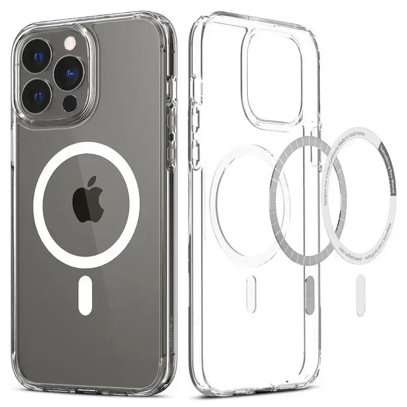 SPIGEN Ultra Hybrid Mag izturīgs silikona aizsargapvalks Apple iPhone 13 Pro caurspīdīgs