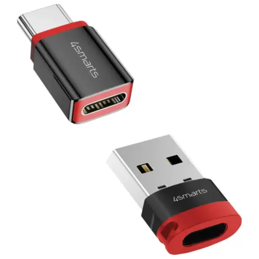 4smarts Data Blocker adapteris | USB-C į USB-C | juodas