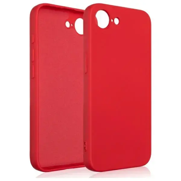 Beline Silicone telefono dėklas iPhone 16e | iPhone 17e raudonas