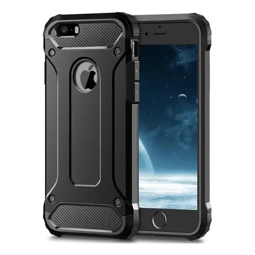 Armor telefono dėklas iPhone 8 juodas