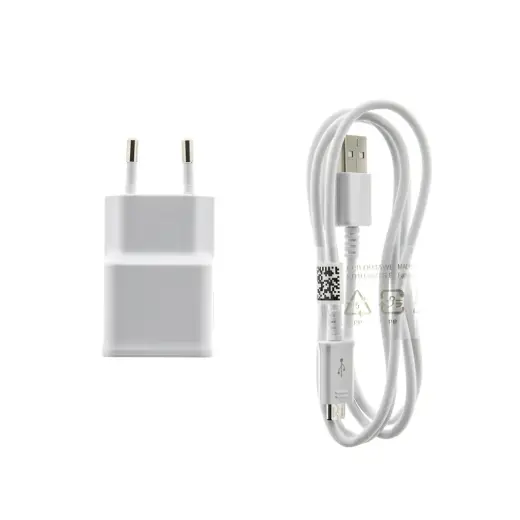 Samsung EP-TA50EWE tīkla lādētājs | 8W | Micro USB | Micro USB vads komplektā | balts (OEM)