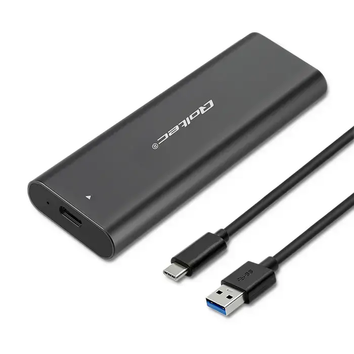 „Qoltec“ korpusas, skirtas M.2 SSD | NVME | PCI-E | USB C tipo