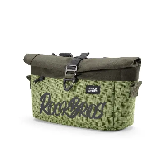 Rockbros W020 Dual-Purpose Front Bag, Bike/Shoulder - Green