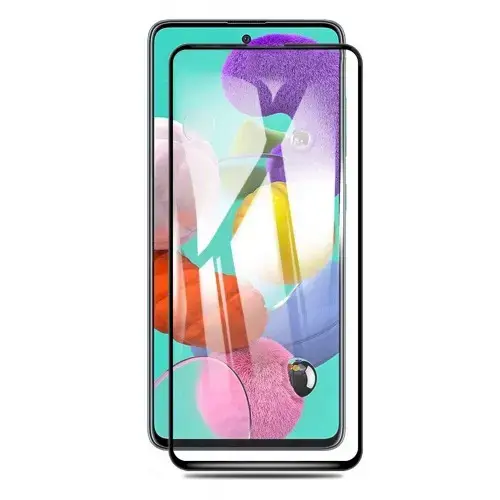 Fusion 5D aizsargstikls telefona ekrānam Samsung Galaxy A51 (A515) ar uzstādīšanas rāmi
