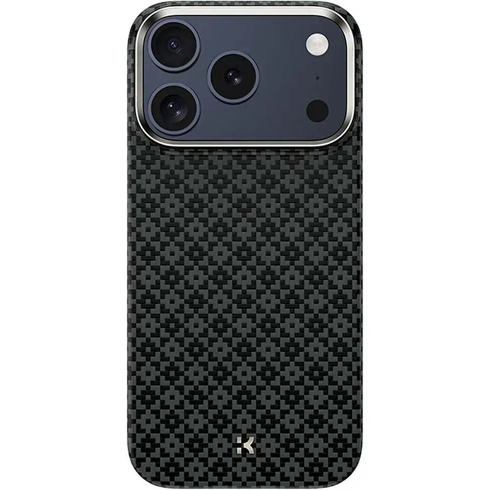 Benks Armor Air Armor Grid Kevlar Metal Frame 600D maciņš telefonam iPhone 18 Pro Max | iPhone 17 Pro Max melns