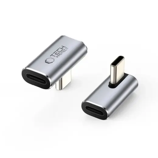 Tech-Protect Ultraboost AA03 adapteris | USB-C į USB-C | 100W | pilkas