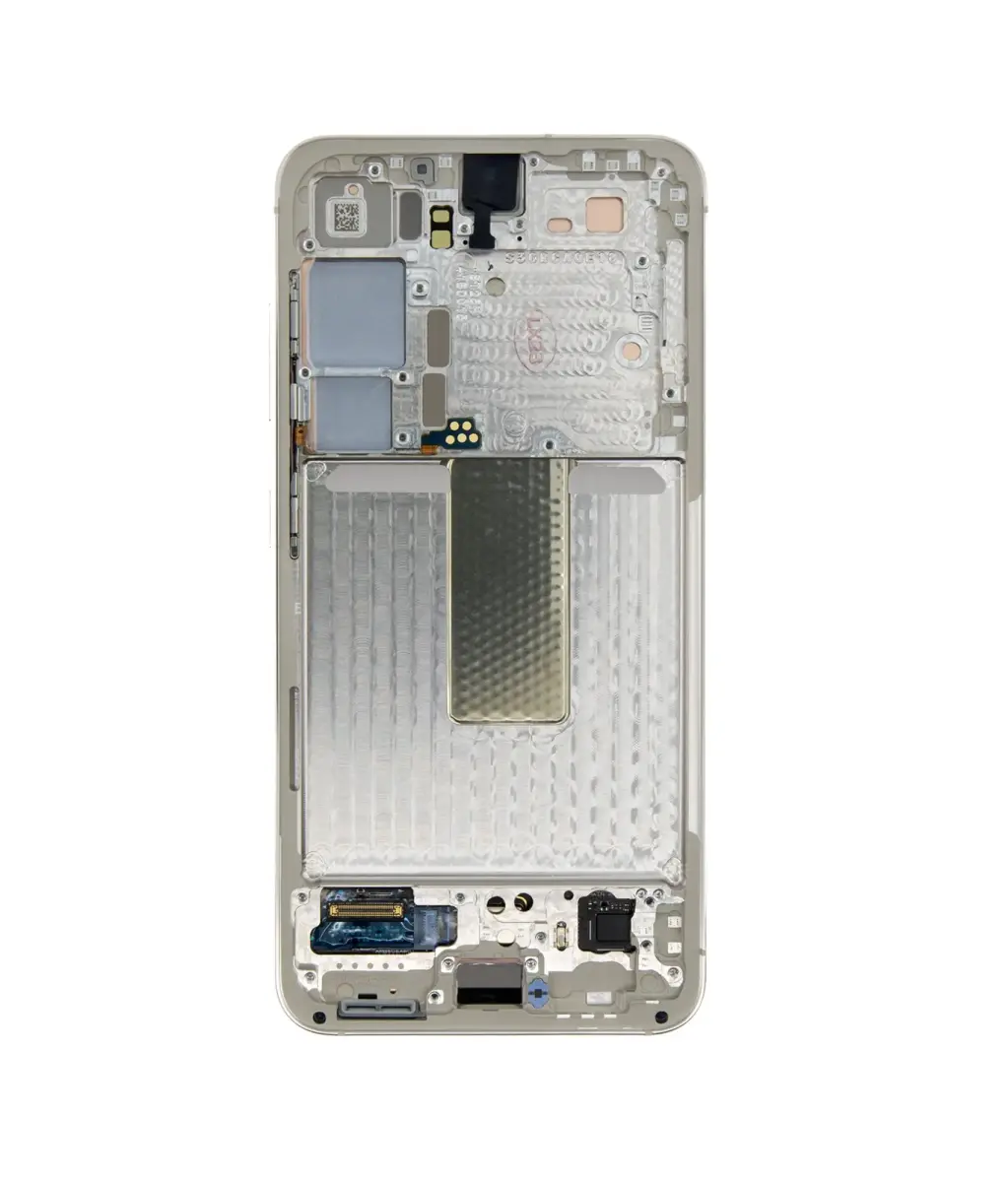 LCD display + Touch Unit + Front Cover Samsung S911 Galaxy S23 Cream (Service Pack)