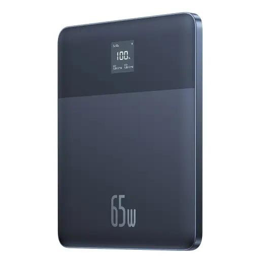 Baseus Blade2 ārējais akumulators (powerbank) | 12 000 mAh | 65W | USB-C | LED ekrāns | zils