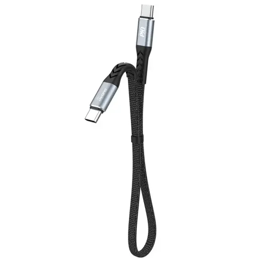 Dudao L10C datu pārraides un uzlādes vads | USB-C uz USB-C | 100W | melns