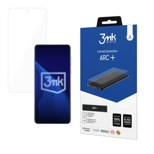 3mk ARC+ aizsargplēve telefona ekrānam Oppo Find X8 Pro (saderīgs ar pirksta nospieduma sensoru)