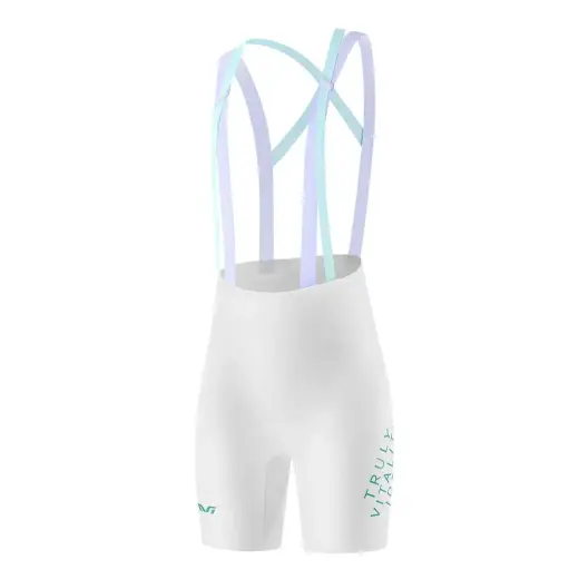 Rockbros YDDK017-1 TVI Women's Cycling Shorts with Bib and Pad Size M - White