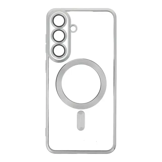Electro telefono dėklas su MagSafe palaikymu Samsung Galaxy S26 FE (S741) sidabrinis
