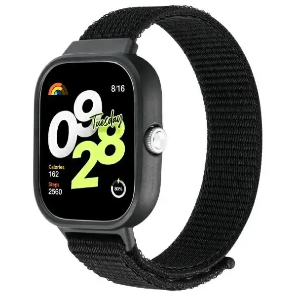 Beline nutikella rihm Redmi Watch 4 jaoks | silikoonist | must