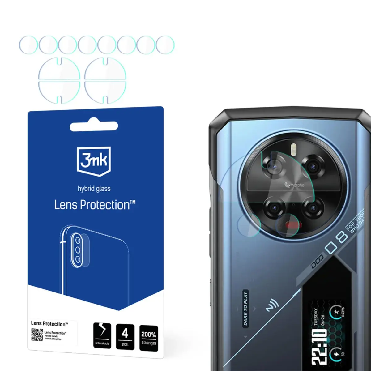 Doogee V40 Pro - 3mk Lens Protection