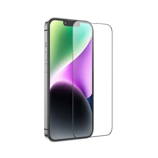 Hoco HD 5D Guardian aizsargstikls telefona ekrānam iPhone 13 | iPhone 13 Pro | iPhone 14 | iPhone 16e (10 gab.)