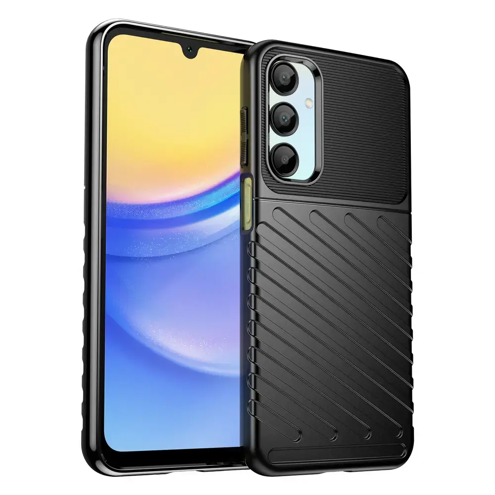 Thunder telefono dėklas Samsung Galaxy A26 5G (A266) juodas