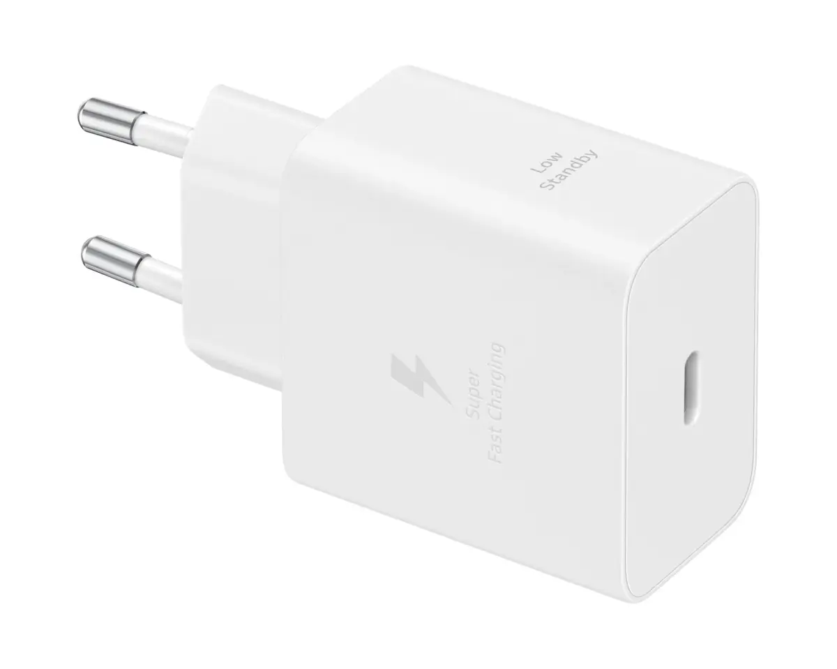 Зарядное устройство Samsung EP-T4511XWE | 45W | PD | USB-C | с кабелем USB-C на USB-C в комплекте | белое (Повреждённая упаковка)