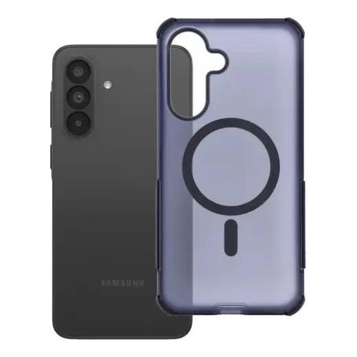 Forcell F-Protect BumperX Premium telefono dėklas su MagSafe palaikymu Samsung Galaxy A37 (A376) tamsiai mėlynas