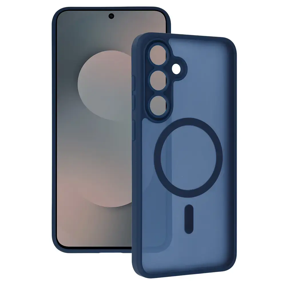 Tel Protect Aura Matte Magsafe Case for Samsung Galaxy S25 FE navy
