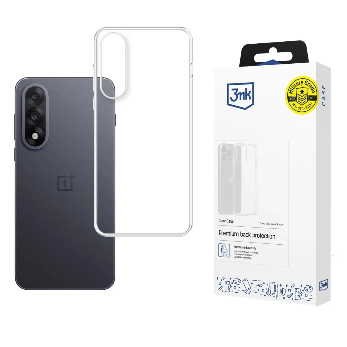 OnePlus Nord 5 - 3mk Clear Case