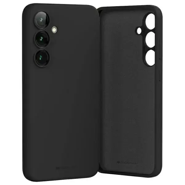 Mercury Silicone telefona maciņš Samsung Galaxy A16 melns