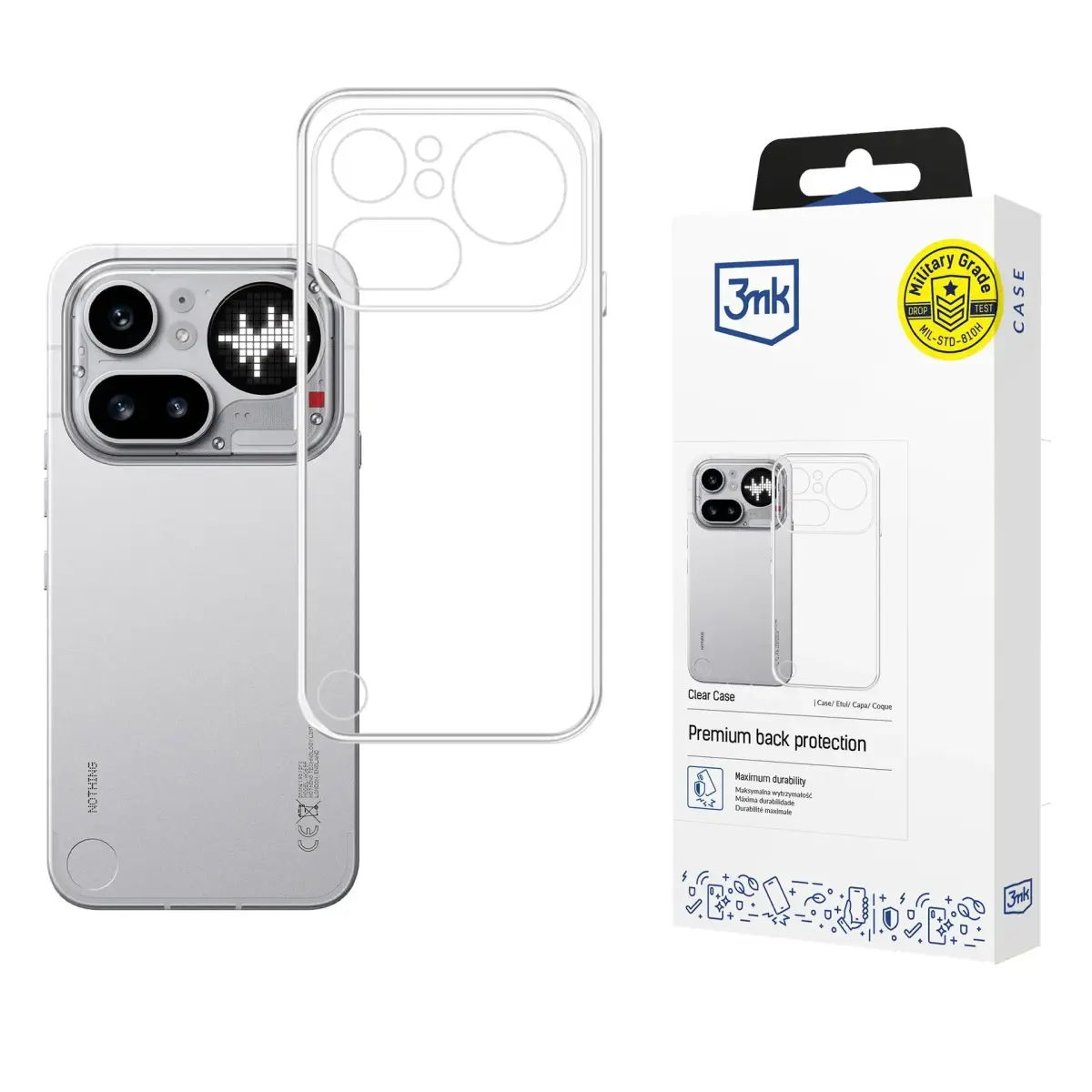 Nothing Phone (4a) Pro - 3mk Clear Case