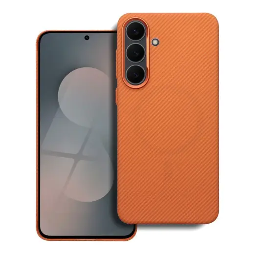 K-Look phone case with MagSafe support for Samsung Galaxy S26 FE (S741) orange