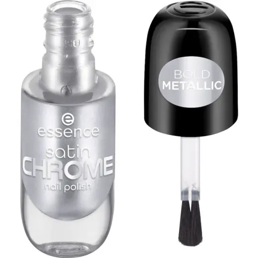 Essence, Satin Chrome, Satin, Nail Polish, 04, SteelGPT, 8 ml