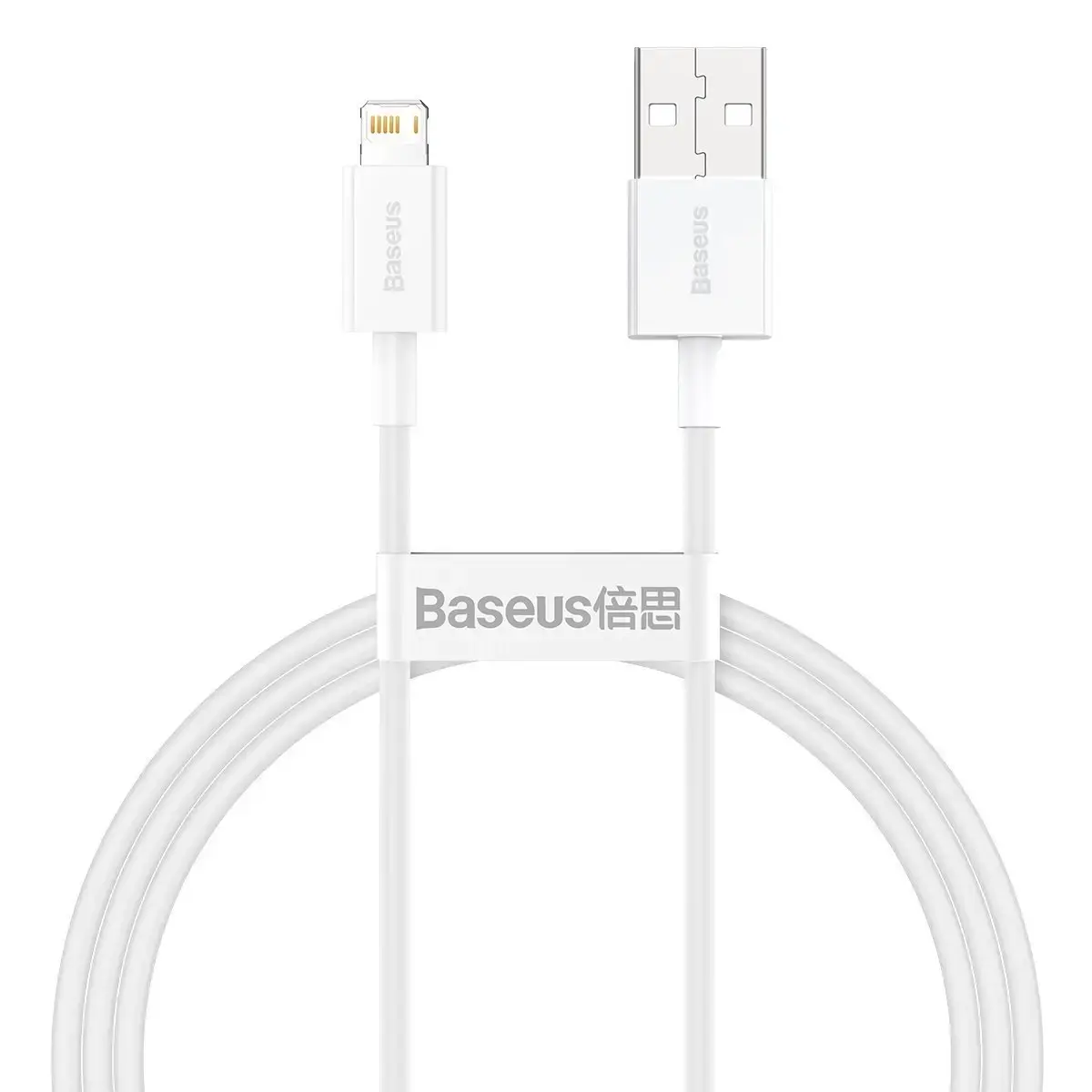 Baseus CALYS-A02 data transfer and charging cable | USB-A to Lightning | 12W | 1m | white