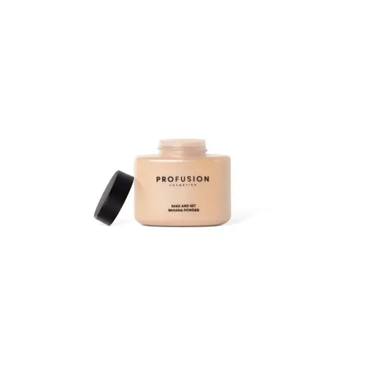 Profusion Cosmetics, Bake & Set, Loose Powder Foundation, Banana, 25 g