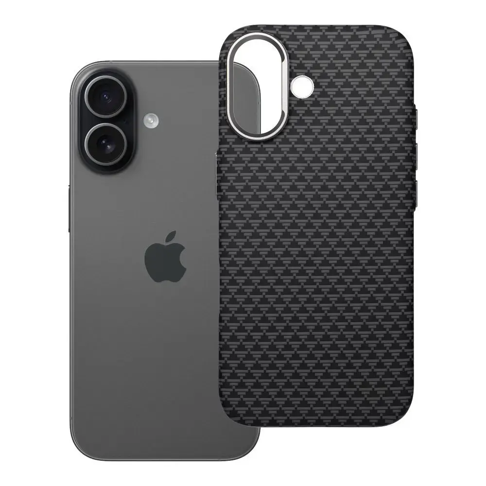 K-Look telefono dėklas su MagSafe palaikymu iPhone 17 juodas