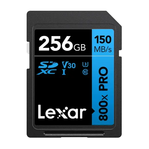 Lexar Professional 800x Pro SDXC 256GD memory card