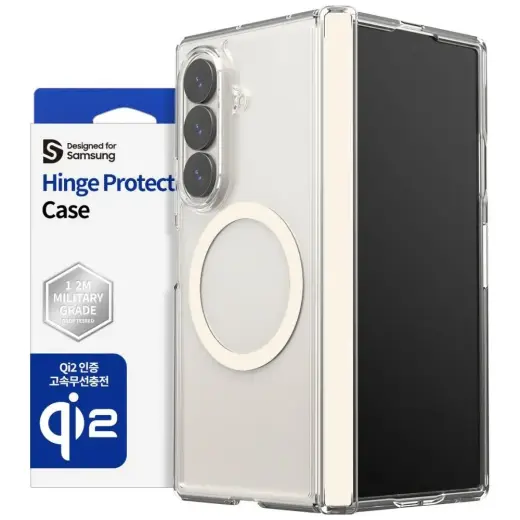 Araree Duple 360 M maciņš ar MagSafe atbalstu telefonam Samsung Galaxy Z Fold 8 Ultra (F976) balts