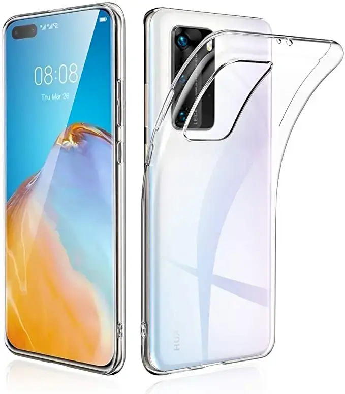 Fusion Ultra 0.3 mm Protect maciņš telefonam Huawei P40 Pro caurspīdīgs