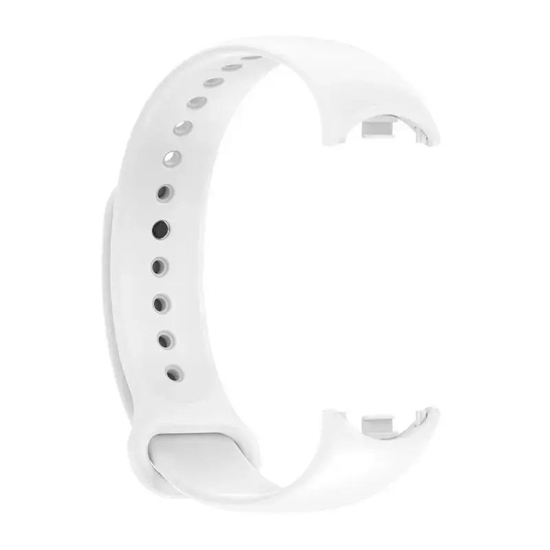 Telcon nutikella rihm Xiaomi Mi Band 8 jaoks | silikoonist | valge