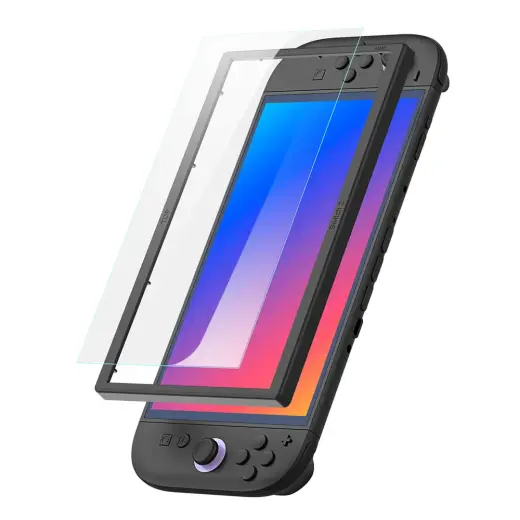 Dux Ducis HD karastatud klaas Nintendo Switch 2 jaoks koos paigaldusraamiga