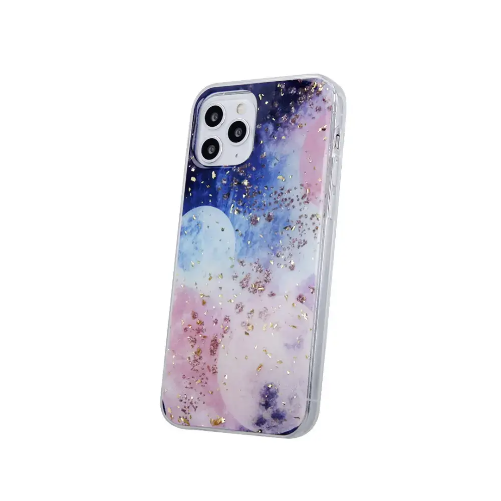Fusion Gold Glam maciņš telefonam iPhone 13 Pro daudzkrāsains (Galactic)
